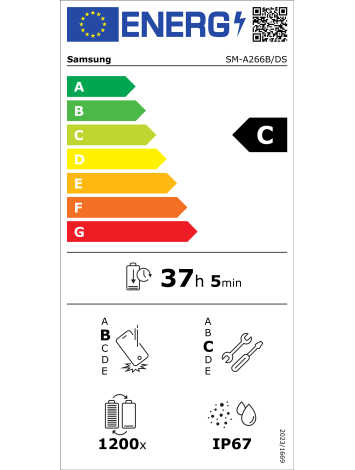 SAMSUNG A26 5G  256GB A266 BLACK
