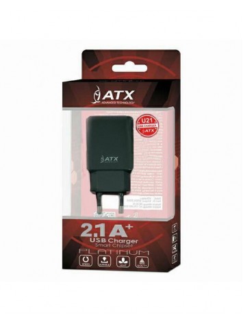  ATRAX USB CHARGER ADAPTER BLACK 